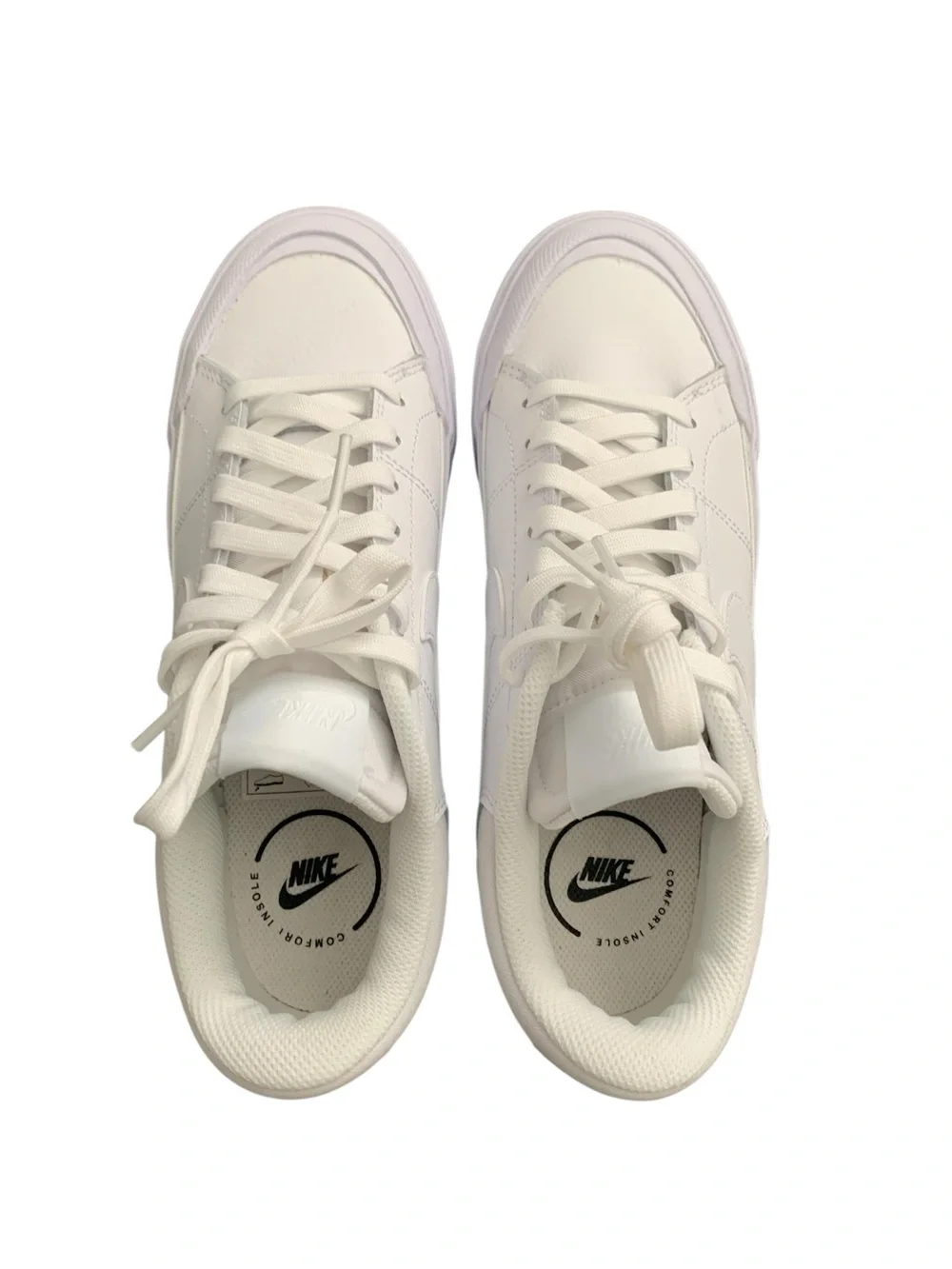 NIKE White Court Legacy Lift Shoes size 7 - Picture 8 of 12